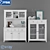 Elegant JUSK Cabinet & Sideboard Set 3D model small image 1