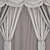 Elegant Drapes for Divine Interiors 3D model small image 3