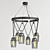 Elegant Citizen Chandelier Set 3D model small image 3