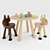 Forest Creatures Children's Furniture Set 3D model small image 1