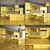 Modern Kitchen Furniture Set 3D model small image 3