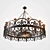 Forged Elegance Chandelier 3D model small image 1