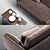 Cozy Comfort Sofa 3D model small image 2