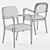 Elegant Montbel Dining Chair 3D model small image 1
