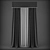 Elegant Window Drapes 3D model small image 1