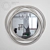 Scroll Frame Mirror: Modern Elegance for any Room 3D model small image 2