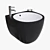  Sleek Melana MLN-500FBW Washbasin 3D model small image 1