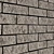 Corona Stone Wall Set 2: 4K Textures + Material 3D model small image 2