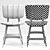 Stylish Robertson Brown Leather Chair 3D model small image 3