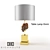 Elegant Gold Table Lamp 3D model small image 1