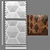Hexagon 3D Wall Panel: Modern and Unique 3D model small image 3