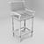 Elegant Kevin Barstool - LaCor 3D model small image 3