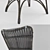 Elegant Monet Chair: Exquisite Details & Delicate Design 3D model small image 2