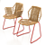 Tropicalia Steel Frame Chair 3D model small image 1