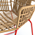 Tropicalia Steel Frame Chair 3D model small image 3