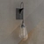 Sleek Satin Black Chelsea Sconce 3D model small image 3