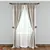 Sleek Curtain Design Set 3D model small image 1