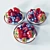 Delicious Berry Dish 3D model small image 1