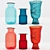 Colorful Trio: Blue, Red, Green 3D model small image 1