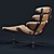Modern Corona Chair Set 3D model small image 2