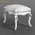 Carpenter Dresser Bench - Stylish and Functional 3D model small image 3