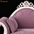 Classic Guifei Chair - 1860x925x1110 3D model small image 2