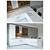 Modern White Kitchen with Peninsula 3D model small image 2