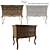 Elegant French Rococo Chest 3D model small image 1