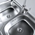 Modern Kitchen Sink with Battery 3D model small image 2