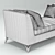 Avalon IPE Cavalli - Elegant Banquette 3D model small image 3