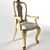 Classic Chair: Timeless Elegance 3D model small image 1