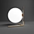 Flos IC Brushed Brass Table Light 3D model small image 1