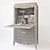 Classic Secretary Desk - AM Pompadour 3D model small image 3