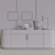 Elegant Classic Dresser Set 3D model small image 2