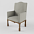 Kent Side Chair: Elegant Design, Exquisite Craftsmanship 3D model small image 1