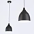 Noak 7266: Modern Black Pendant Lamp 3D model small image 1