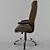 ErgoComfort Office Chair 3D model small image 2