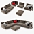 Moroso Gentry Modular Sofas: Versatile Elegance 3D model small image 1