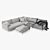 Moroso Gentry Modular Sofas: Versatile Elegance 3D model small image 3