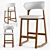 Minimalist Corbin Stool 3D model small image 1