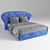 Italian-Designed Bed: Baxter Positano 3D model small image 1