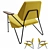 Polyhex Chair: Modern Functionality, Classic Charm 3D model small image 2