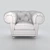 Luxury Nu Chesterfield Armchair: Exquisite Design, Supreme Comfort 3D model small image 3