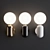 Parachilna Aballs Wall Lamp 3D model small image 3