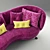 Fama Josephine Sofa: Comfort and Style in One 3D model small image 2