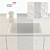 Dupont Corian Gray Kitchen Countertops 3D model small image 2