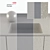 Dupont Corian Gray Kitchen Countertops 3D model small image 3