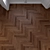 Oak Herringbone: High-Quality Real-World Floor 3D model small image 2