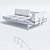 Rare Designer Ib Kofod-Larsen Daybed 3D model small image 3