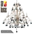 ST LUCE MORBI Classic Pendant Chandelier 3D model small image 1